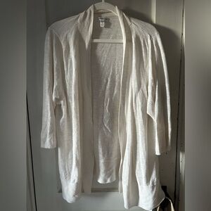 Croft and Barrow slub knit cardigan 3x